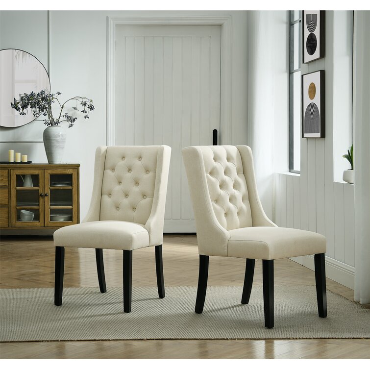 Lark Manor Tufted Parsons Chair Reviews Wayfair Canada   Tufted Parsons Chair 